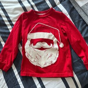 Carter's Red Santa Long Sleeve Tee